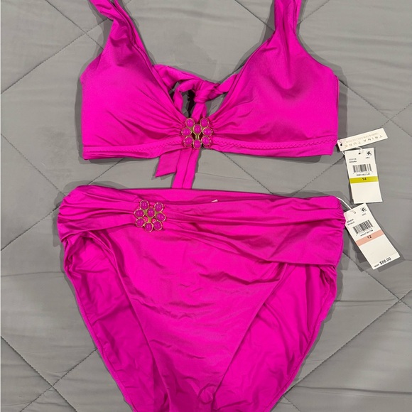 Trina Turk Pink Women's Swimwear Set - Picture 1 of 3
